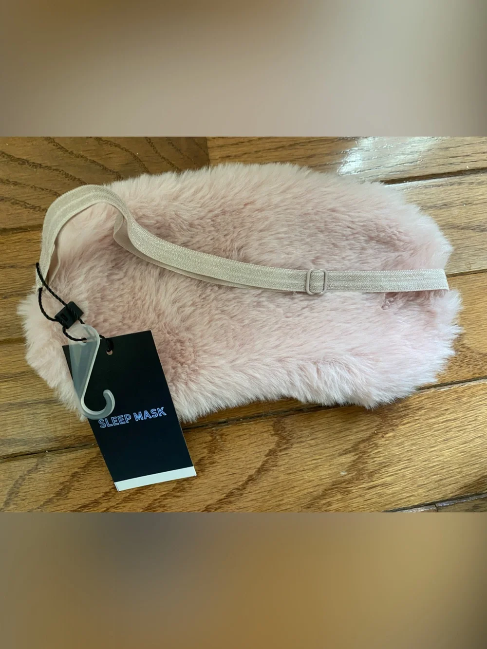 FREE GIFT with $50+ Purchase - “Sunday Scaries” Pink Plush Adult Sleep Mask NWT